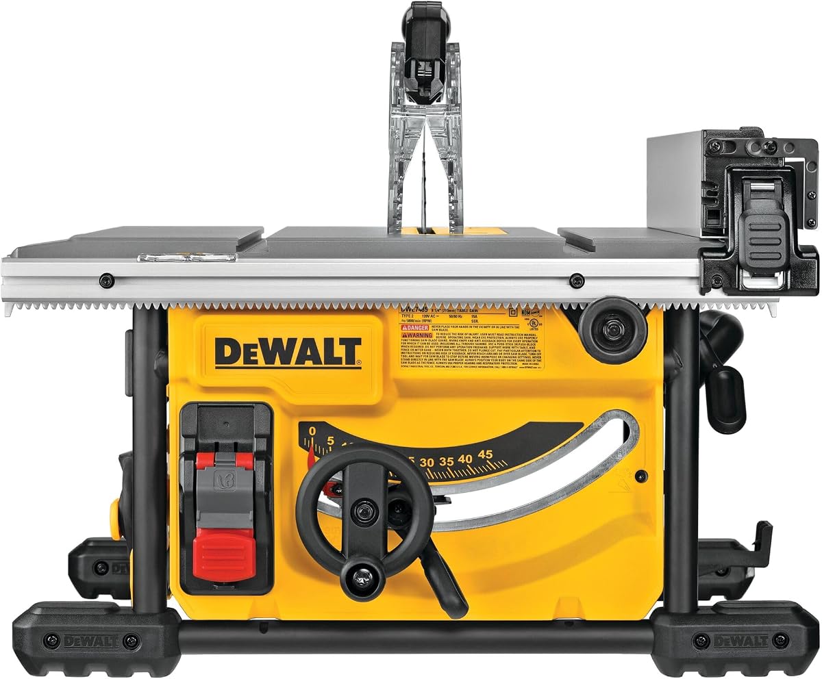 DeWalt DWE7485 compact 8-1/4 inch portable jobsite table saw